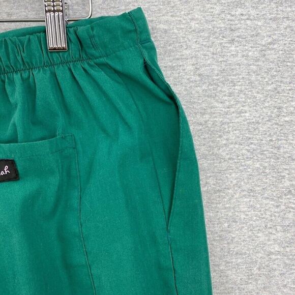 Tahdah Scrub Pants Womens Small Green Drawstring Split Leg Healthcare Uniform - Picture 6 of 13